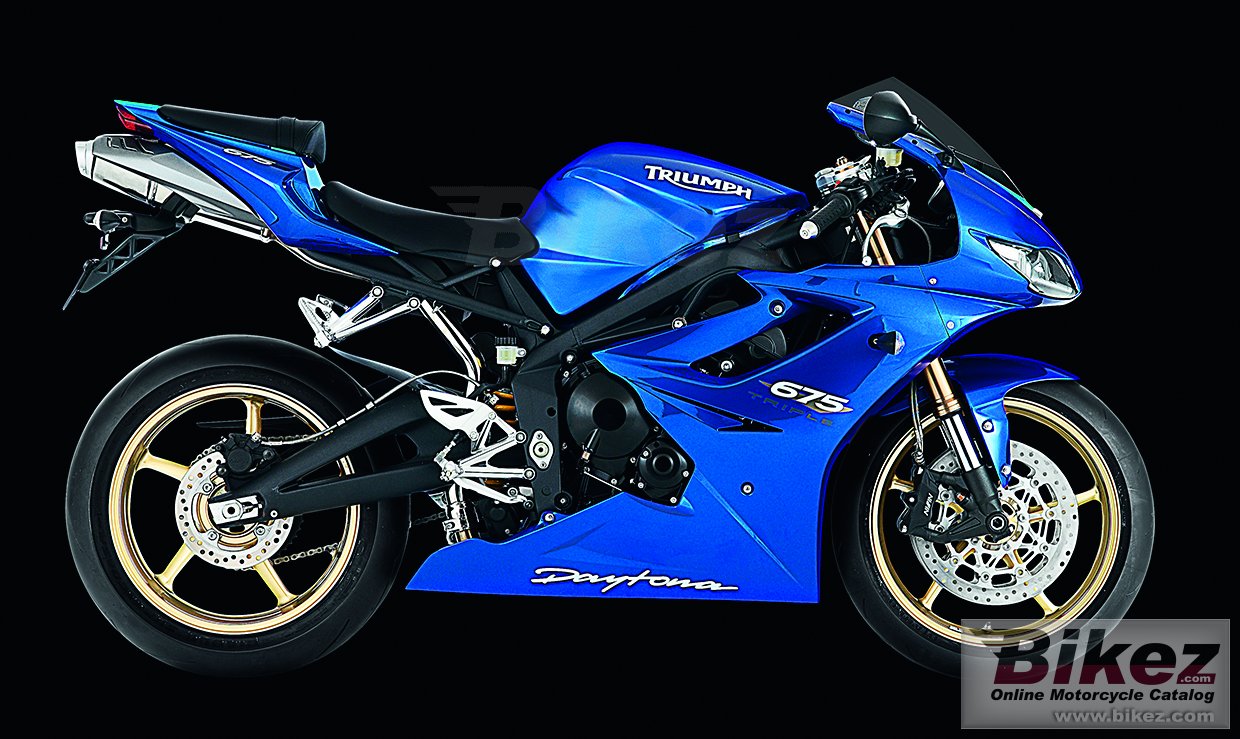Big Triumph daytona 675 picture and wallpaper from Bikez.com